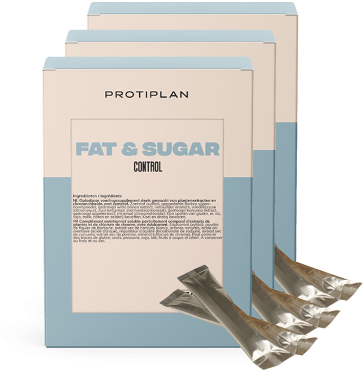 Protiplan | Fat & Sugar Control | 3 x 56g | 3 x 56g