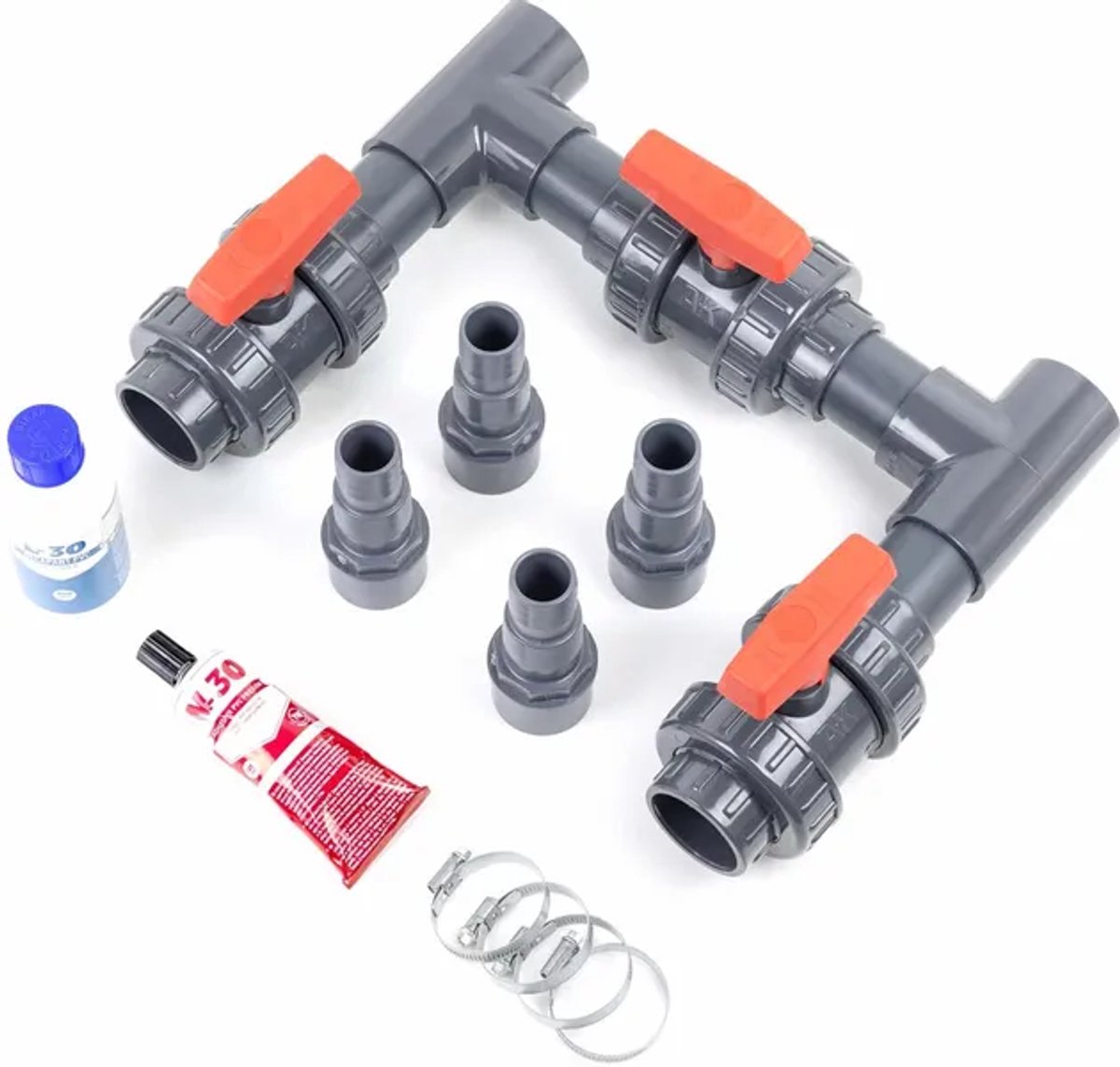 Bypass kit voor warmtepomp basis