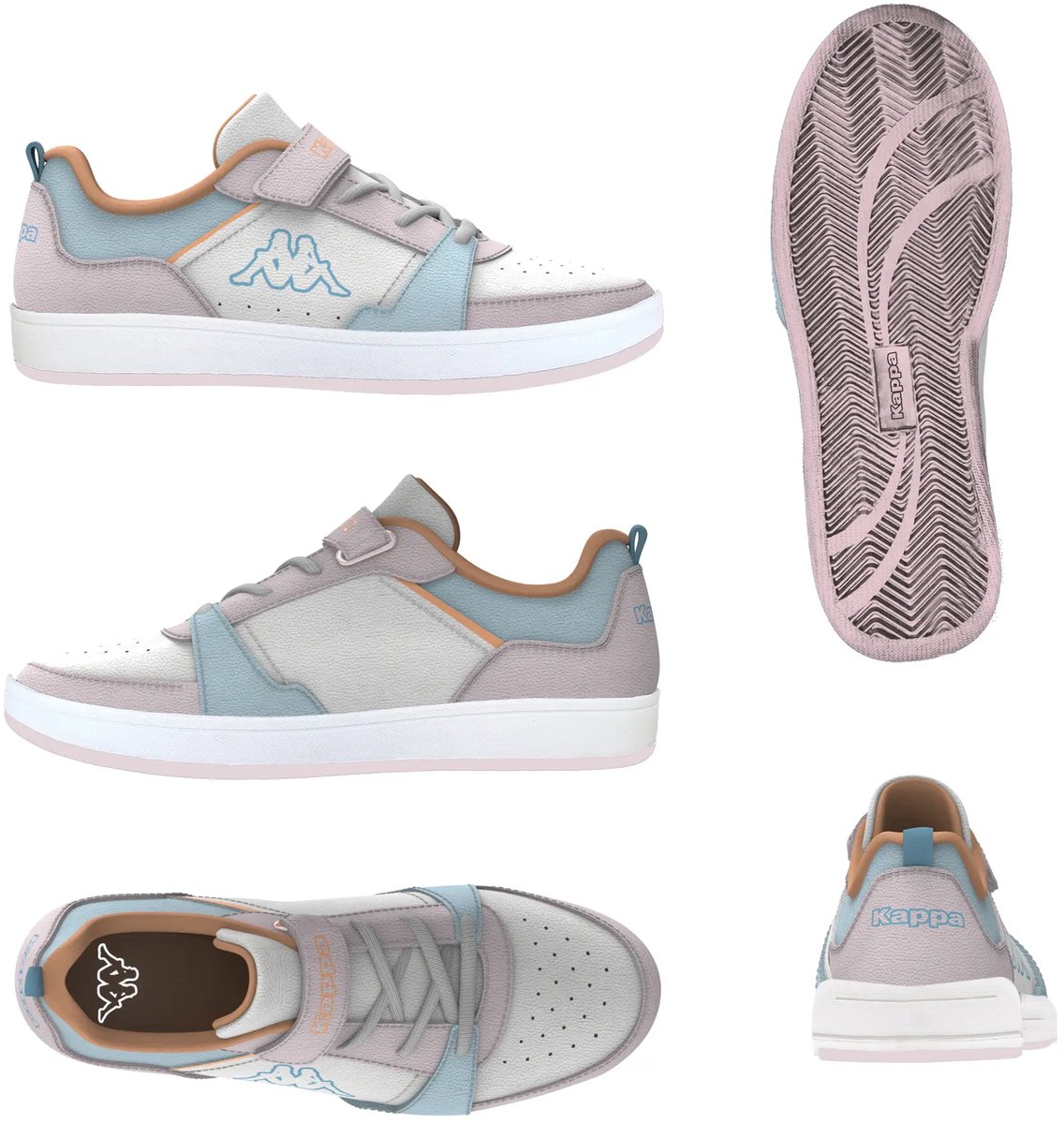 Kindertrainers Kappa Shay Ev Blauw