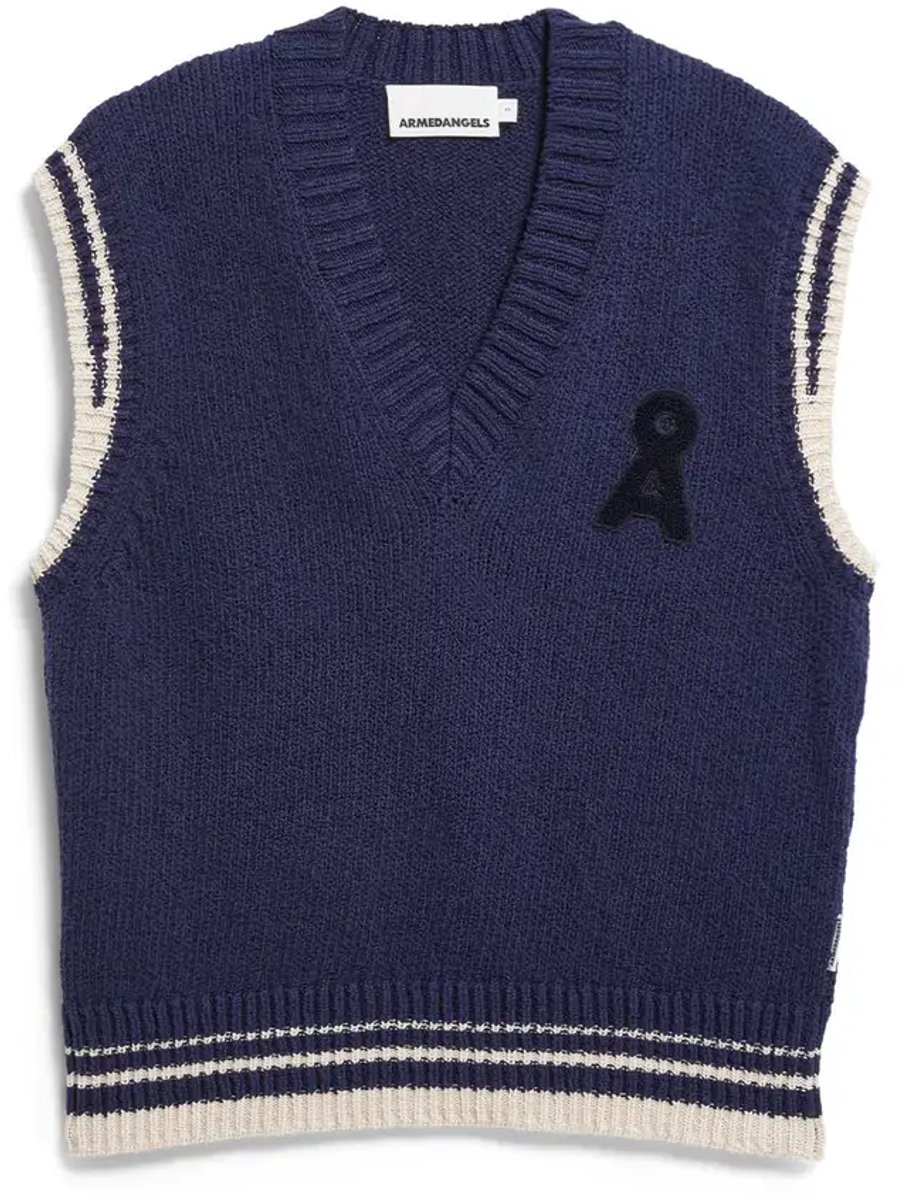 Damesgilet Armedangels Iconic Marineblauw