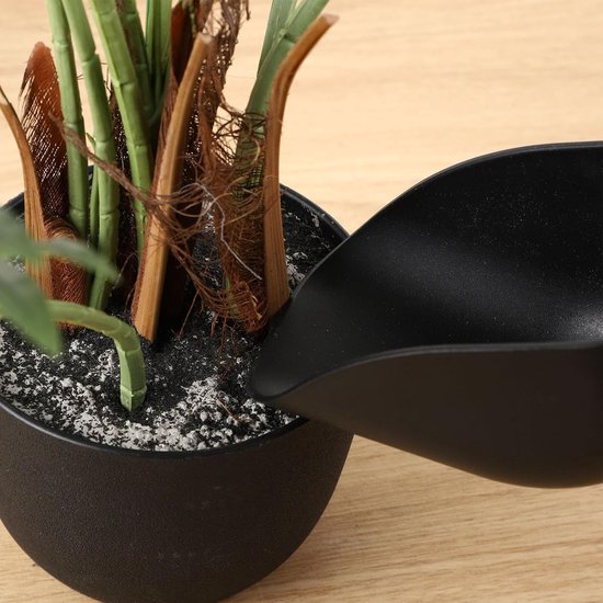 Garden Shovel, Hand Trowel Spade, Heavy-Duty Rust-Resistant, Ergonomic Grip, Stainless Steel for Planting, Digging, Transplanting, Soil Loosening, 28x7x9cm Black van Garden — afbeelding 2