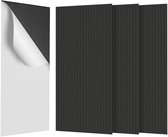 ACXIN 3D Akoestische Wandpanelen Zelfklevend - Zwart - Geluidsisolatie Geluidsdemping Akoestische Wandbekleding 3D Wanddecoratie Interieur - 12 Stuks