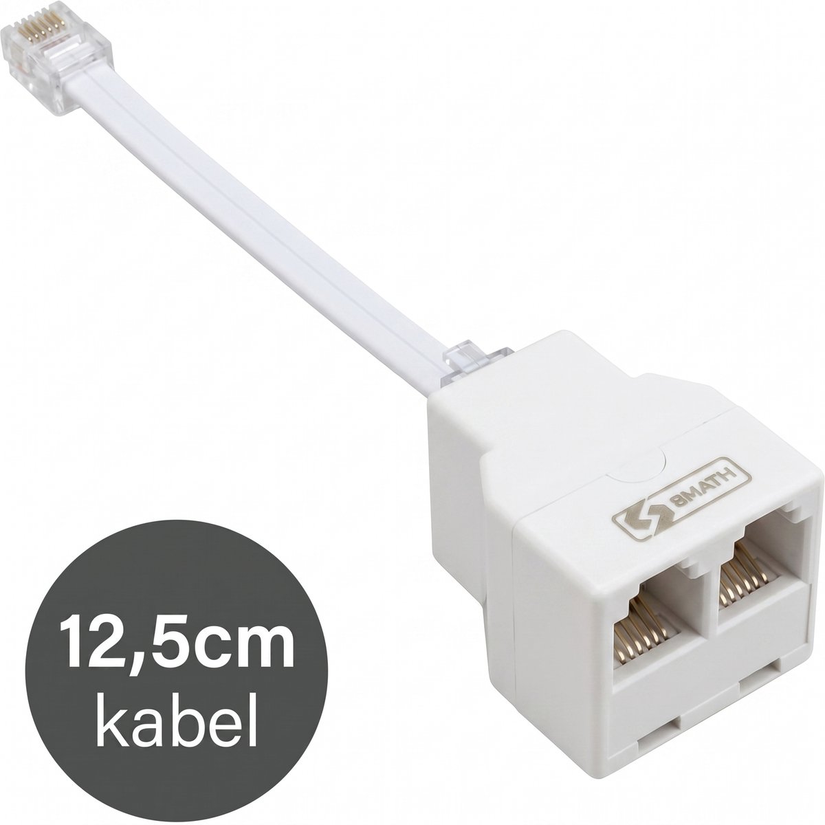 Smath® P1 Splitter RJ12 - Passieve Splitter voor Slimme Meter - Plug-and-Play - Geschikt voor P1 Meter - Laadpaal en Energiemeter