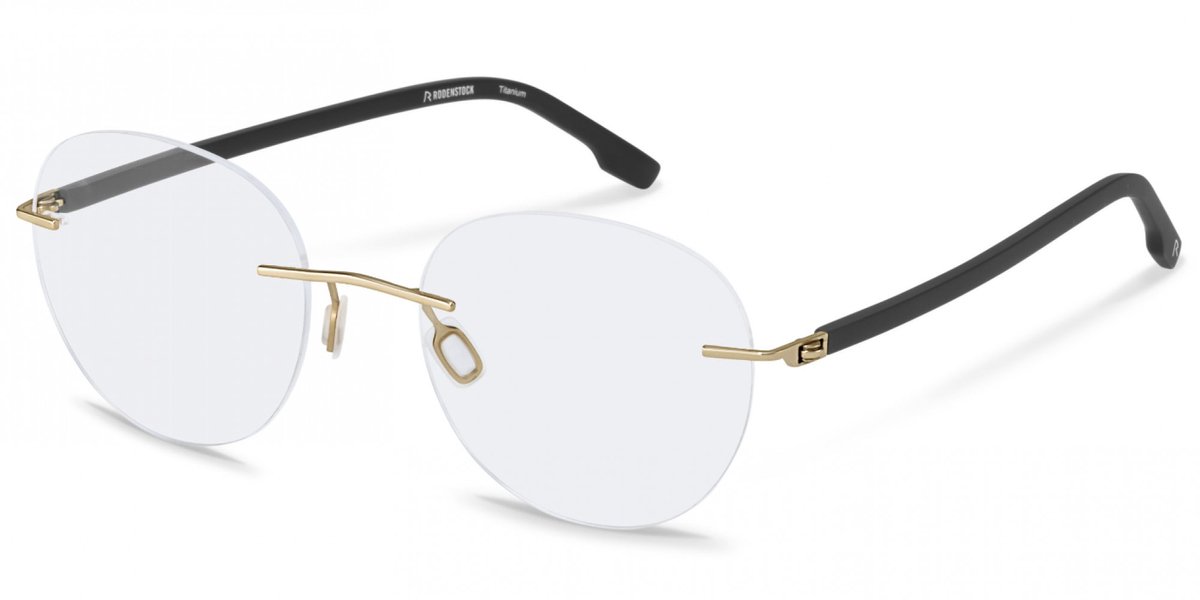 Rodenstock R7174 Gold/black 52/19/145 UNISEX Brilmonturen