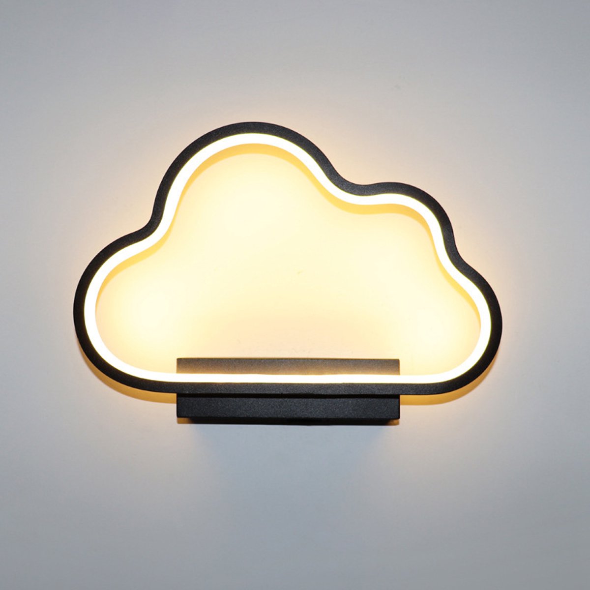 Driekleurige LED-wolkenwandlamp – verstelbare verlichting, minimalistische wanddecoratie, 