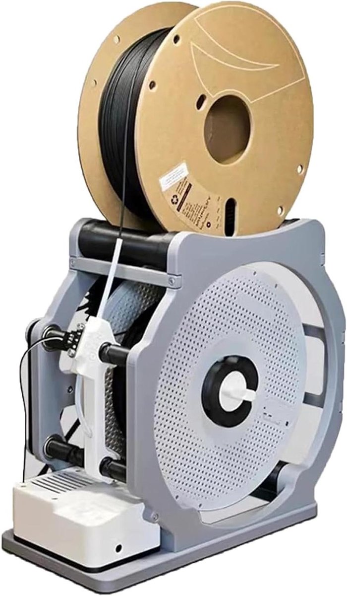 Filament Rewinder - Spoel Oprichter - 3D Printen - Intelligente Start Stop - 1 kg Spoelen - Wit