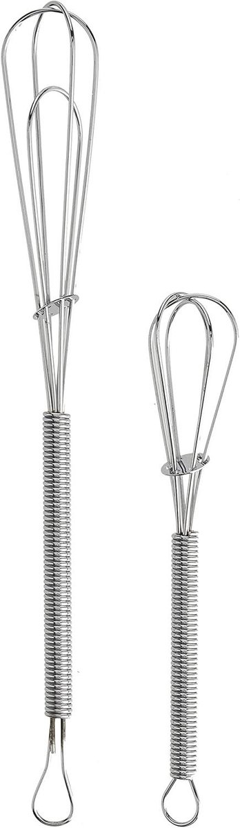 Mini Garde - Kleine Klopper - Sauzen Maken - Roestvrij Staal - 36 Gram - Zilver