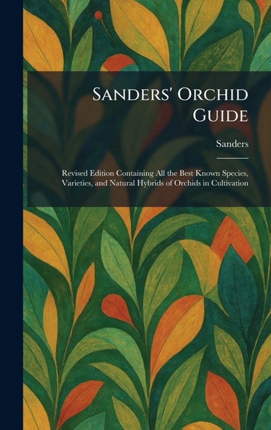 Sanders' Orchid Guide - cover