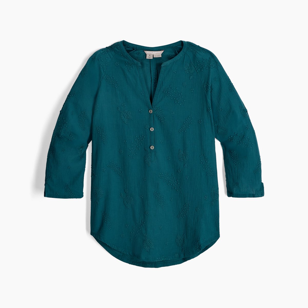 Royal Robbins Oasis Tunic II 3/4 Sleeve - Outdoorblouse - Dames - Balsam - Maat M
