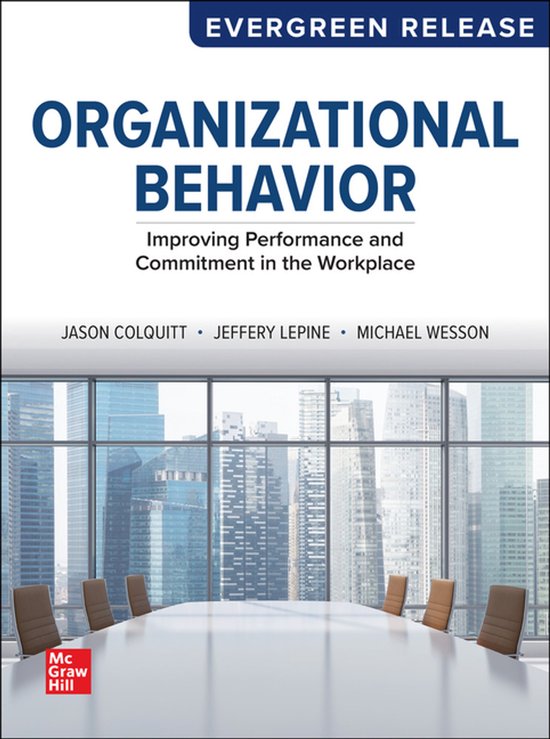 Loose Leaf Organizational Behavior: Improving Performance an ... - cover