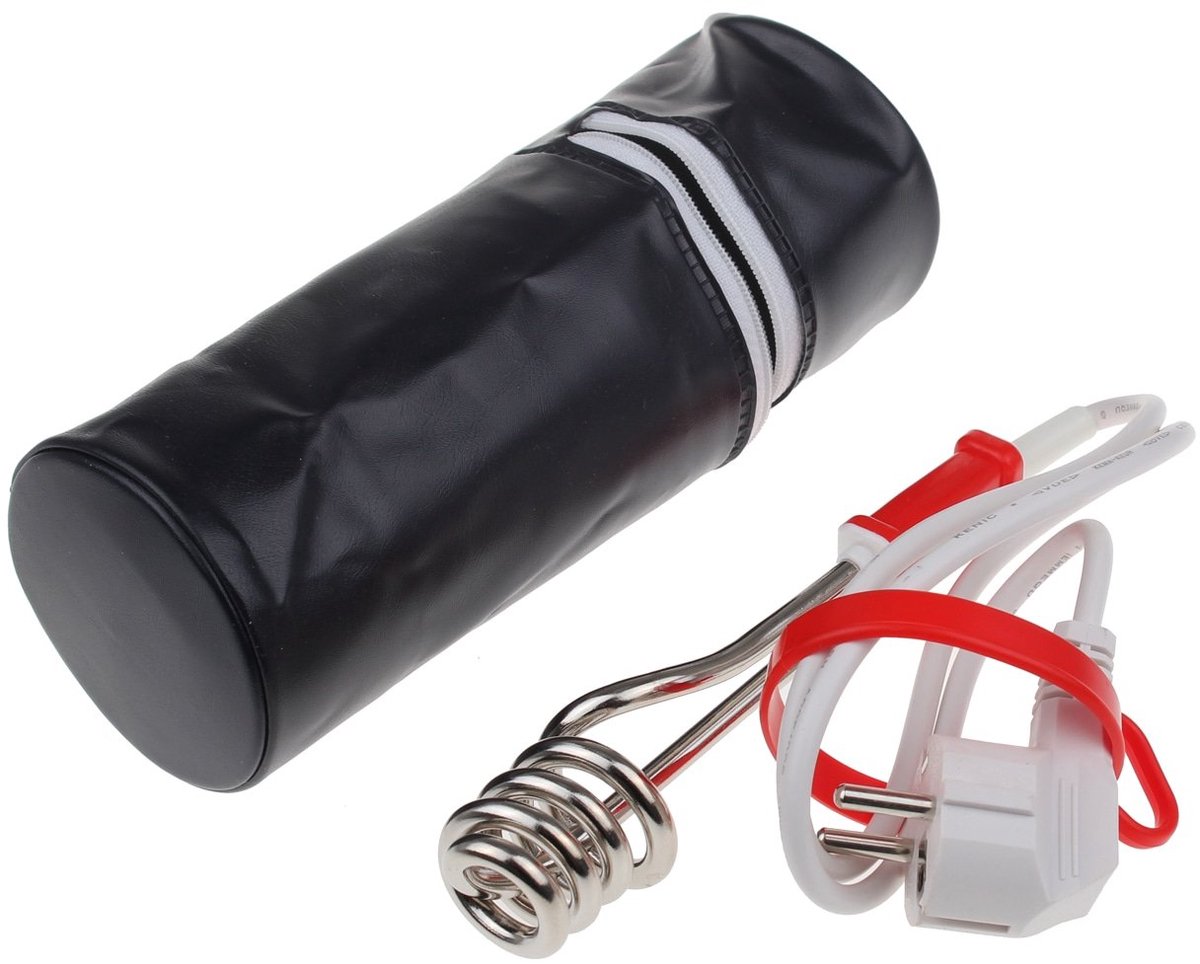 Wigo RTG305 Reisdompelaarmet Etui en Luran Beker 300W
