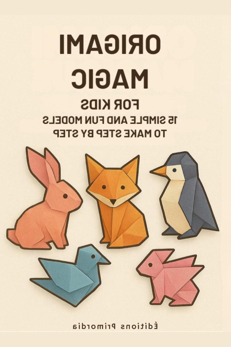 Origami Boek Kinderen - Vouwboekje Knutselen - Creatief Bezig Zijn - 15 Eenvoudige Modellen - 41 Pagina's - Niet Van Toepassing