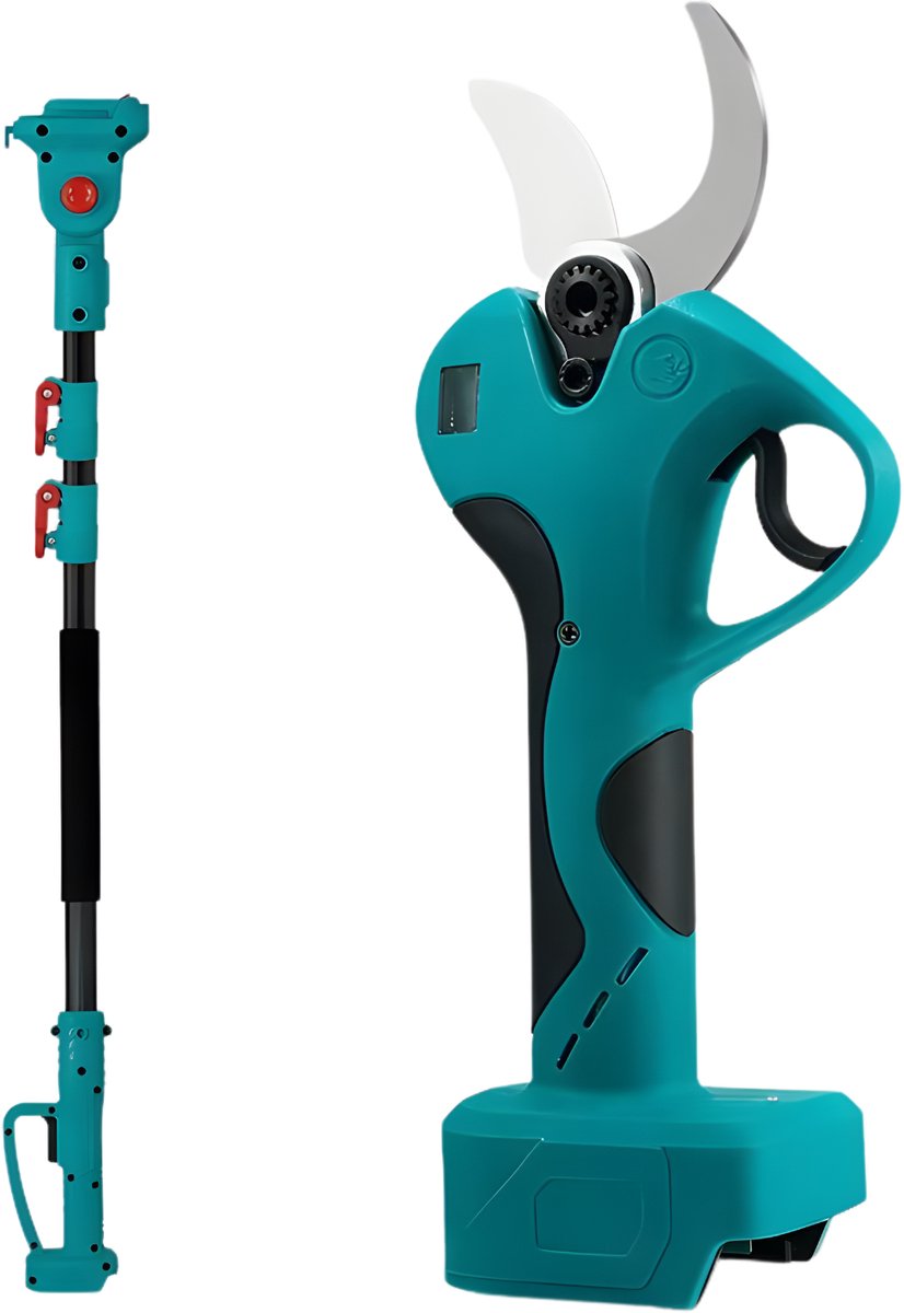Telescopische paal snoeischaar – Voor tuin en hoge takken – Borstelloze 45 mm 2-in-1 snoeischaar, 2800 W – Zonder batterij