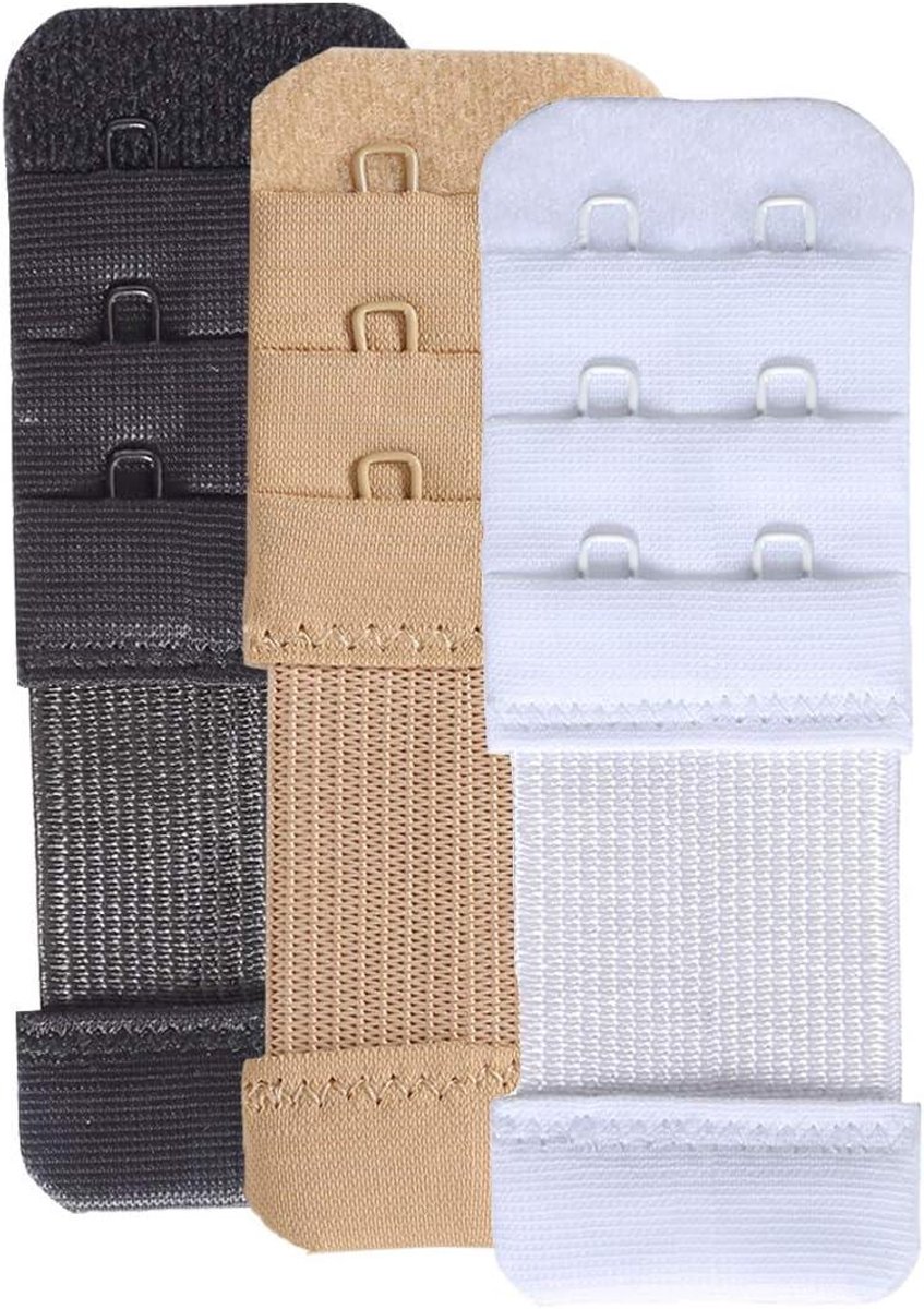 Beha Extenders - Verlengstukken BH - Meer Comfort - Zacht Elastisch Nylon - 2 3 4 5 Haken