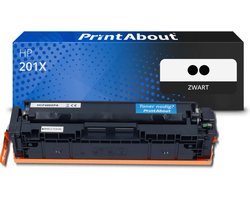 PrintAbout huismerk Toner 201X (CF400XD) Zwart Multipack 2-pack Hoge capaciteit geschikt voor HP