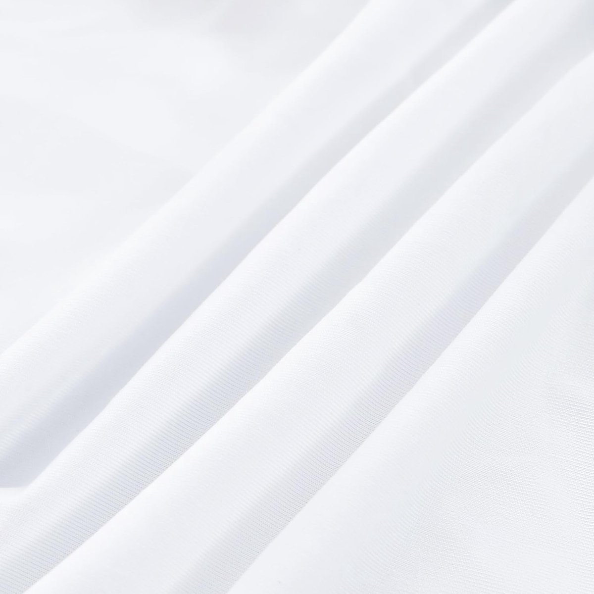 Ronde Tafelhoes - Tafelkleed Spandex - Tafel Beschermen - Elastische Rand - 60 inch - Wit