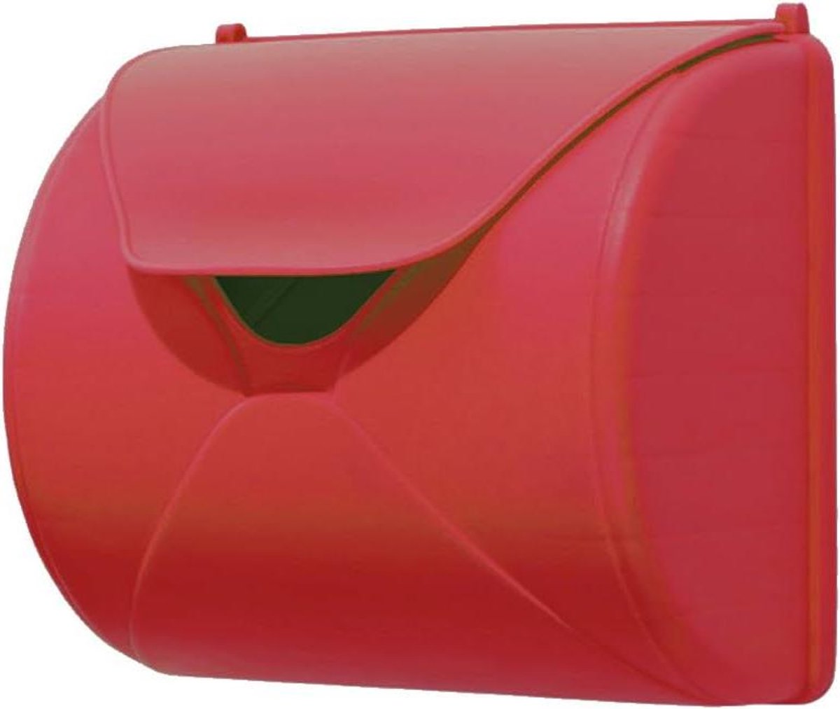 Kinderbrievenbus - Speelgoed brievenbus - Spelen en opbergen - Eenvoudige montage - 25 x 22.6 x 13.8 cm - Rood