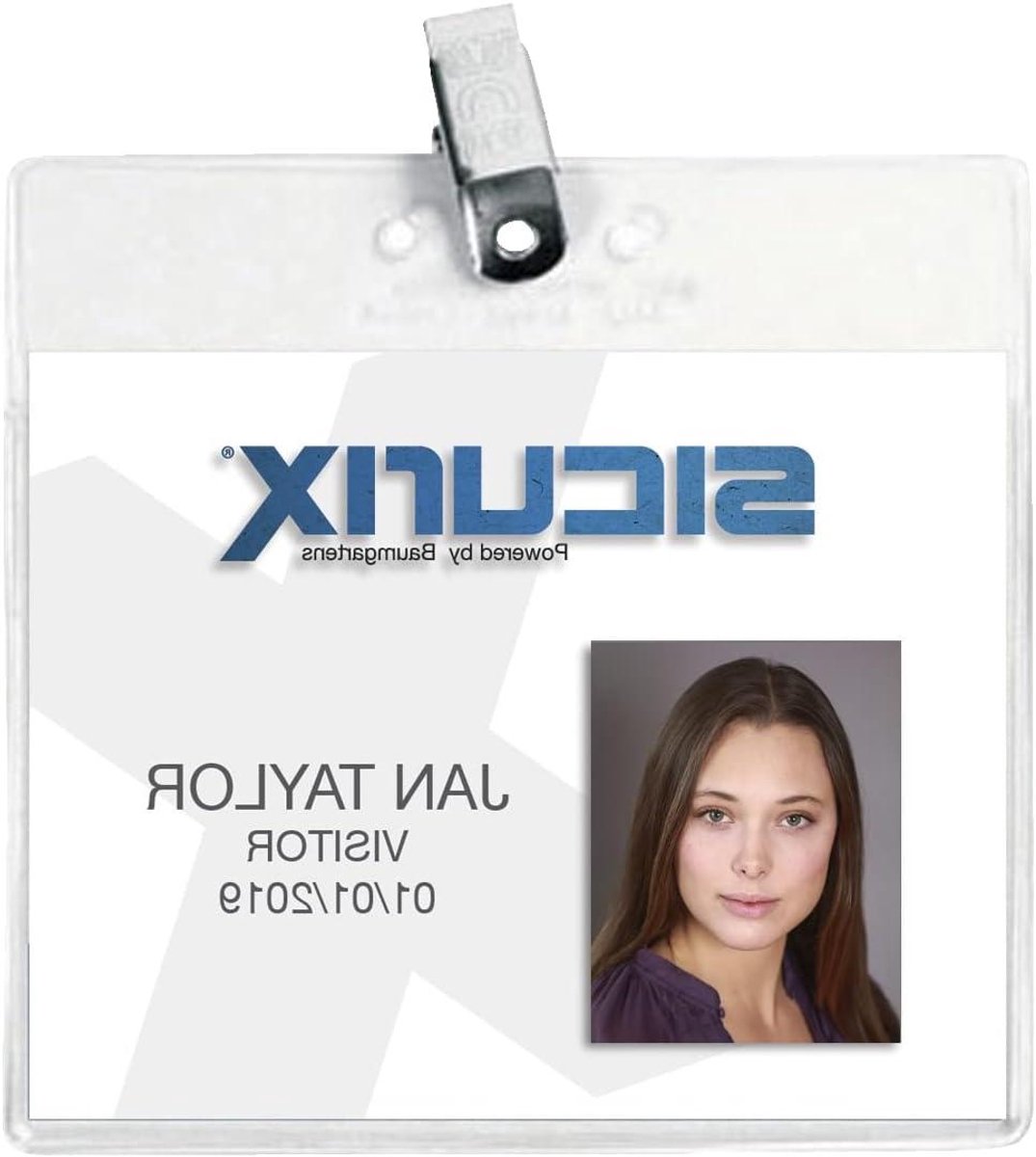 ID-badgehouders - Kaarthouders - Veilig Identificeren - Horizontaal Voorgeperforeerd - 4 x 3 inch - Helder