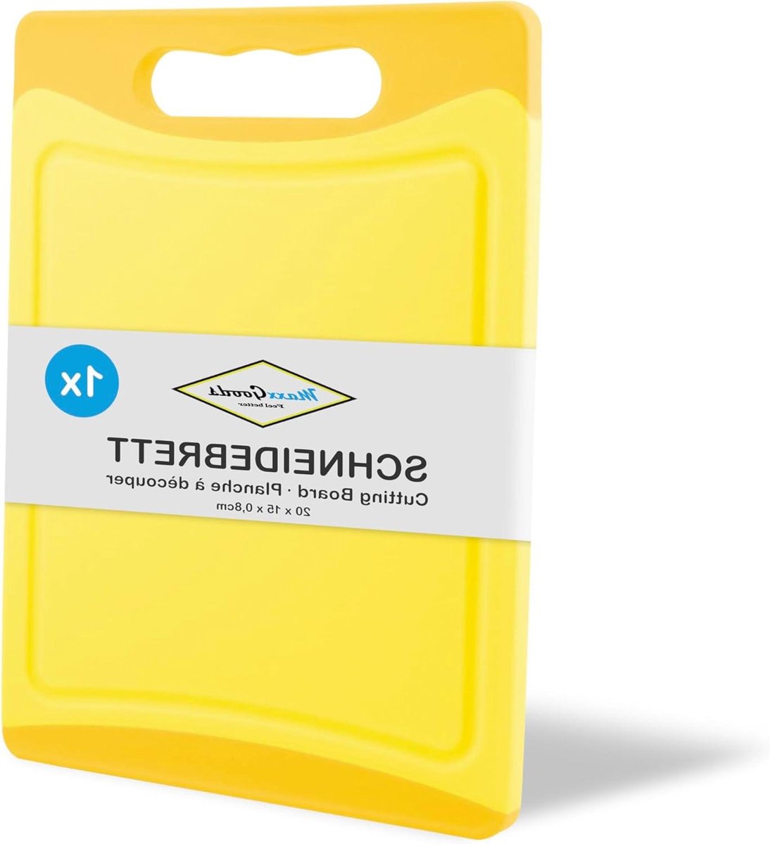 Snijplank - Hakplank Keuken - Voedsel Bereiden - Antibacterieel Hygiënisch - 20 x 15 cm - Geel