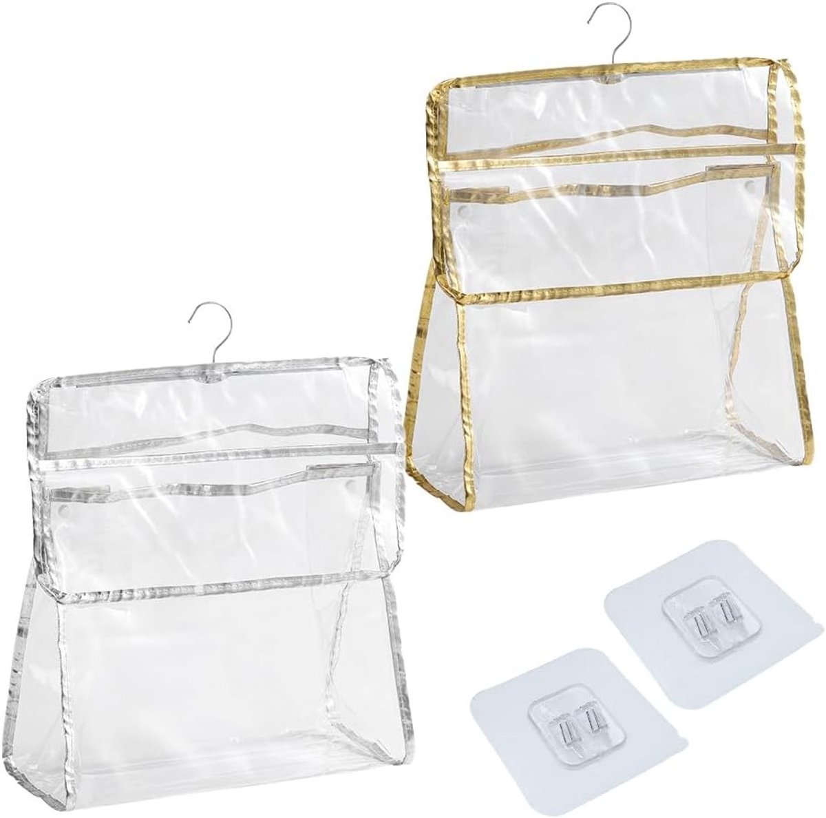 Praktische Douche Caddy Organizer Set van 2, Hangende Opbergzakken voor Badkamer, Keuken en Slaapkamer, Ideaal voor Badaccessoires en Toilettenartikelen