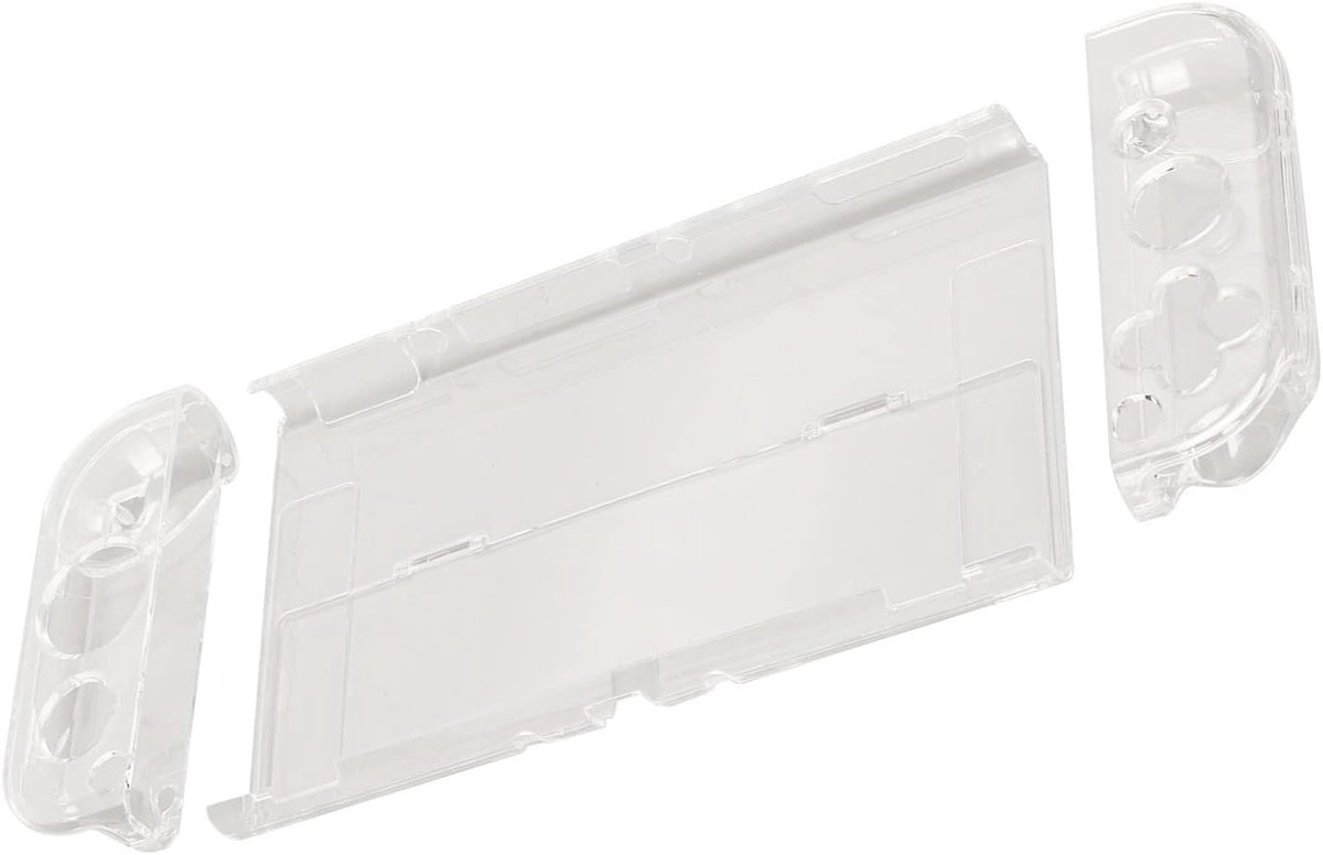 Duurzame Beschermhoes voor OLED 2021, Doorzichtige Cover met Volledige Bescherming, Schokbestendig en Krastbestendig voor Controller