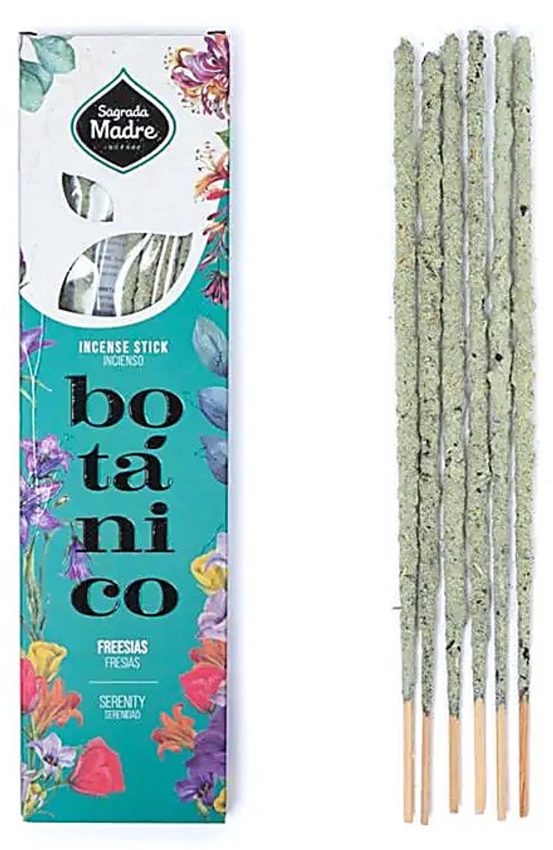 Sagrada Madre Botanische Wierook Freesia --set van 2 stuks - ±20g - ±20g