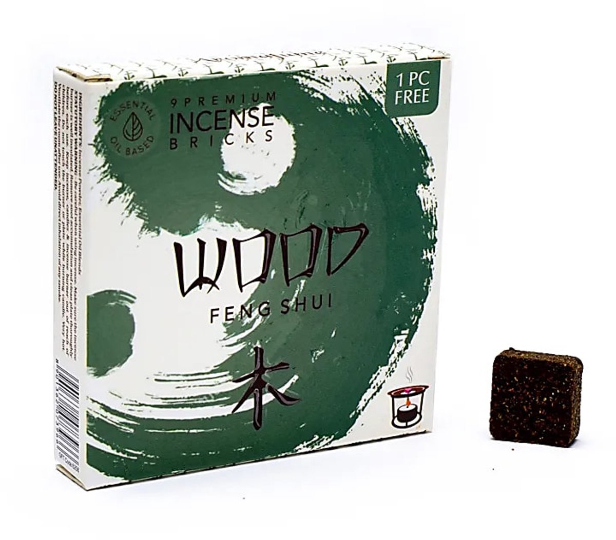 Aromafume - Feng Shui - Wierookblokjes - Wierook - Healing - Hout - (40 gram)