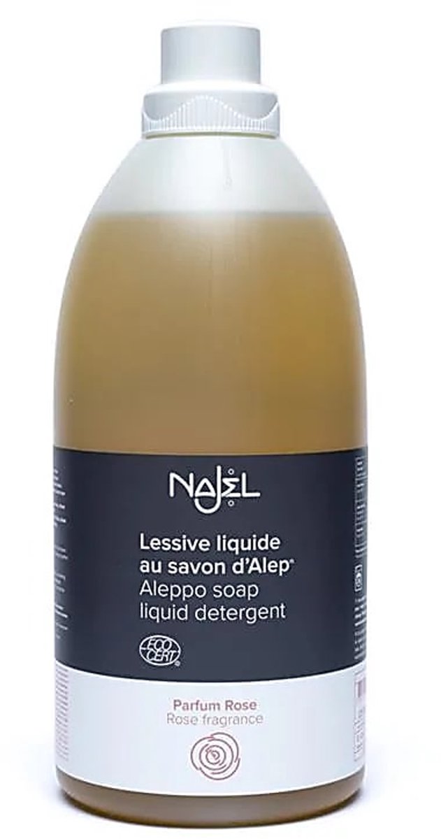 Vloeibaar wasmiddel met Aleppo zeep 2 L|Liquid detergent with Aleppo soap 2 L|Lessive liquide au savon d'Alep 2 L