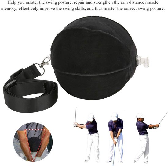 Store_9 - Verstelbare Golf Training Accessoires - Opblaasbare Golf Ball - Houding Correctie - PVC - Verbeter je Schommelvaardigheden - Geschikt voo... van Store 9 — afbeelding 5