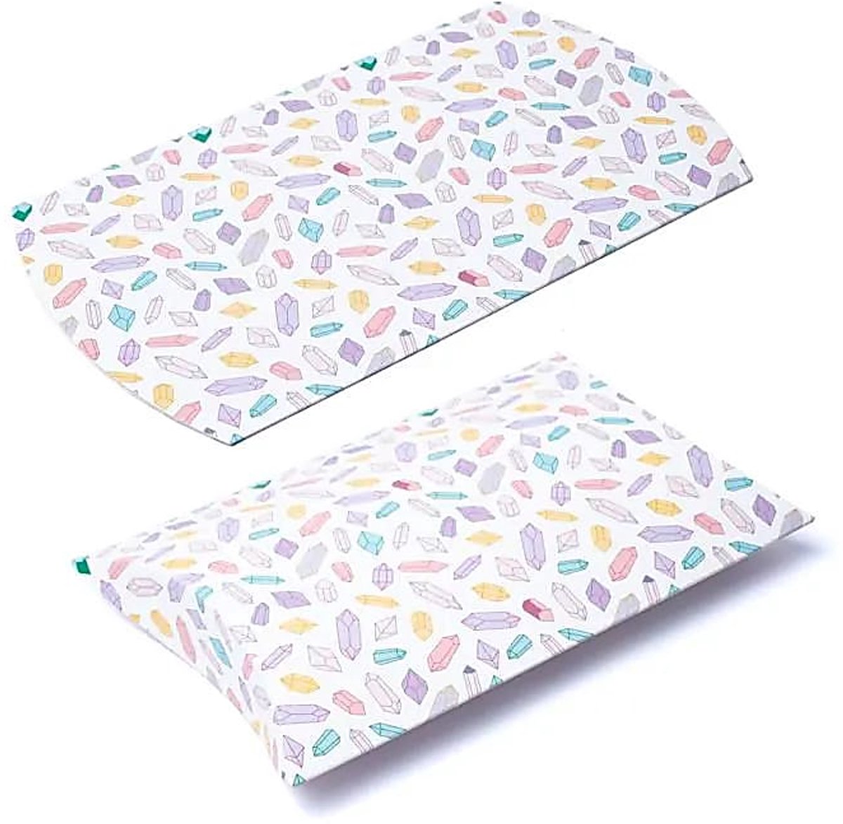 Kussendoos M Veelkleurige diamanten --verpakking van 10 stuks - 20x16,5cm - 20x16.5cm
