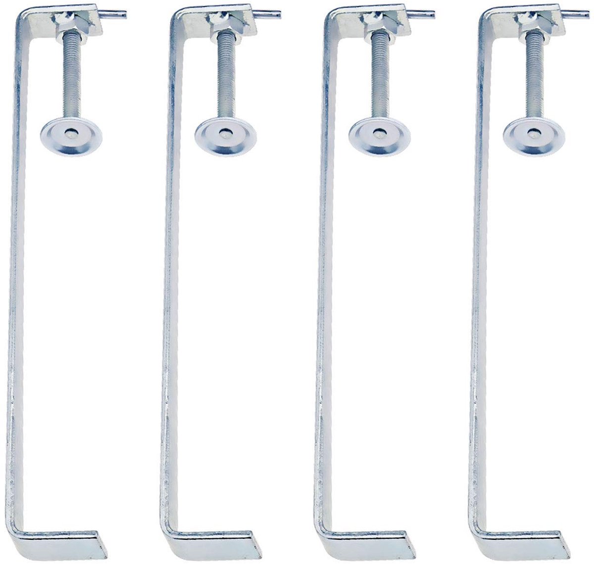 Golden crown - Profielmetselklem - Heavy Duty - Verstelbaar - Zilver - Baksteen Klem - Ideaal voor metselwerk - 4 stuks