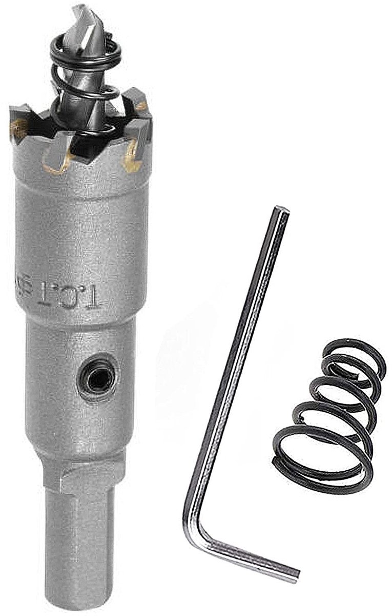 SPHProducts - Hardmetalen gatsnijder - Hoge kwaliteit - 0,6 inch - Voor staal - Duurzaam en scherp - Geschikt voor professioneel gebruik - Compact for