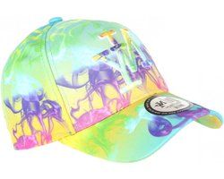 NY Cap - Streetwear Pet - Mode Accessoire - Neon Print - One Size - Groen