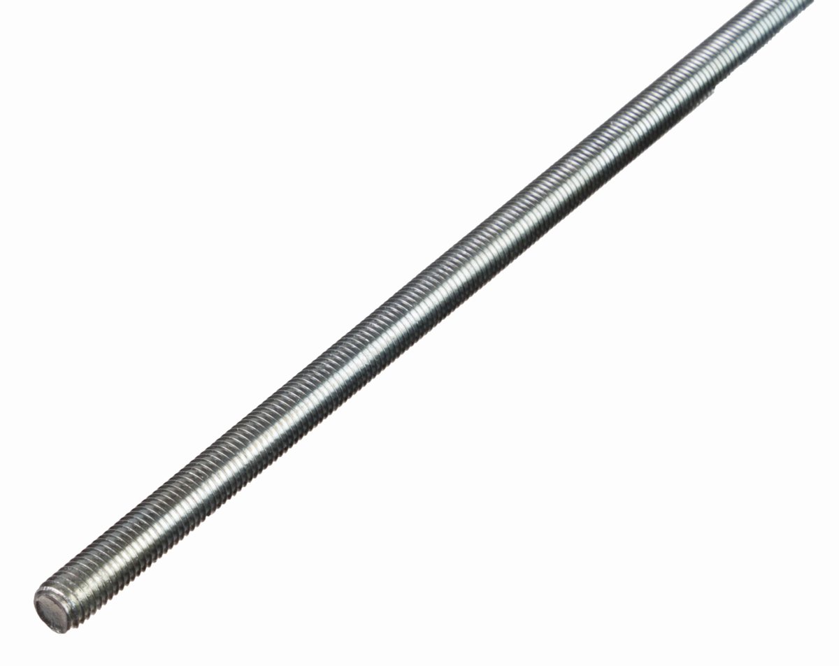 Alberts 498634 draadstang | elektrolytisch blauw verzinkt | lengte 1000 mm | schroefdraad M5 | set van 21