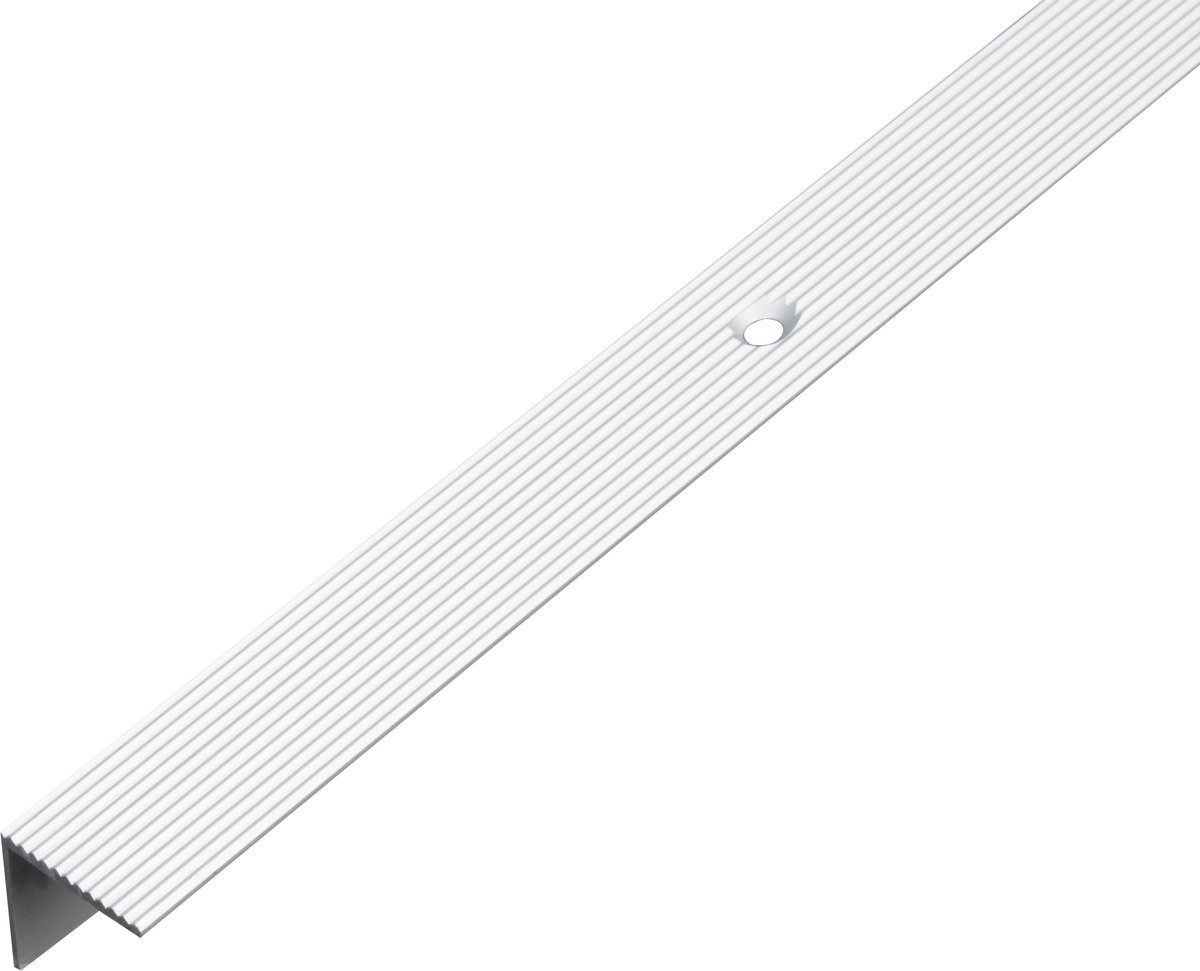 Alberts 498610 trapbeschermingslijst | aluminium, zilverkleurig geanodiseerd | 1000 x 21 x 21 mm | set van 4