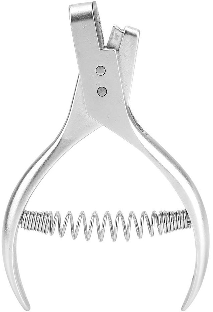 Handtang met enkele gaatjespons voor naaipatronen - Handgereedschap voor hobby, DIY, scrapbooking en kaarten maken