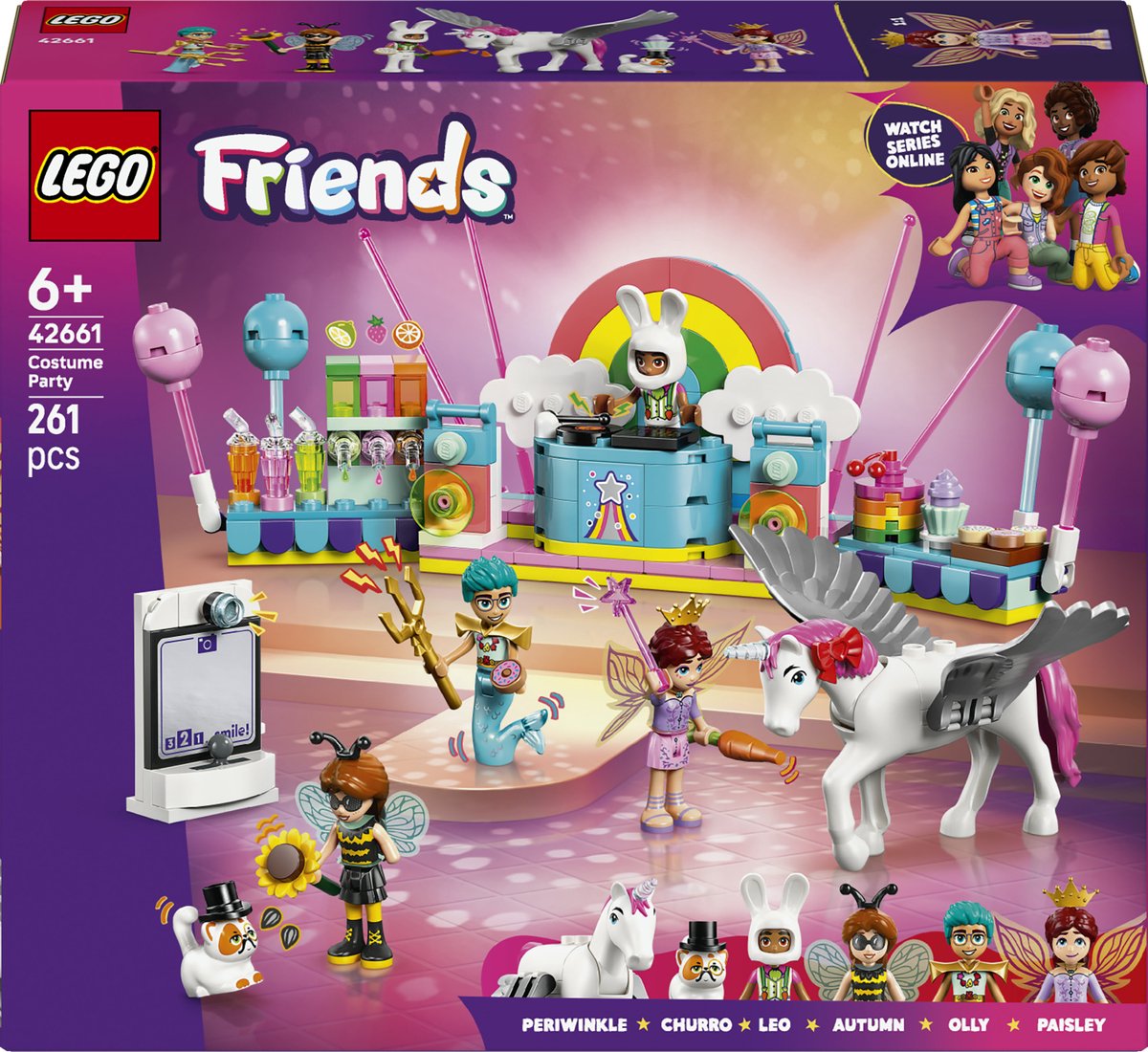 LEGO® Friends Verkleedfeestje met Eenhoorn en Fee - 42661 — afbeelding 12