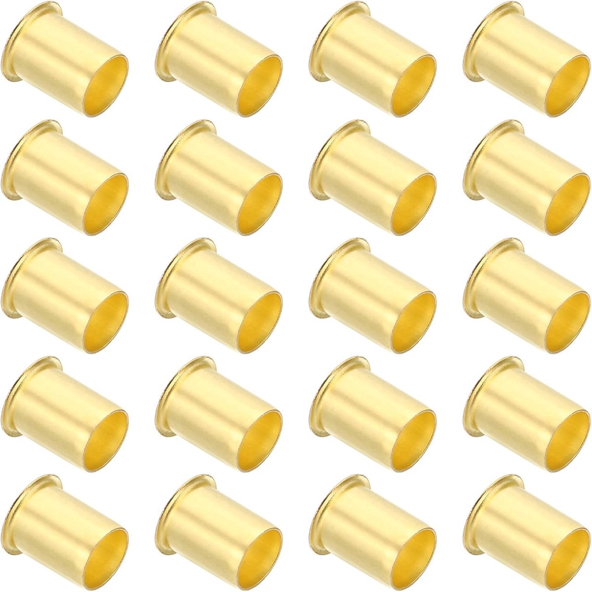 Brass Compression Insert - 20 Pack - 14mm OD x 11mm ID - Tube Insert en Support Compression Fitting Assortment Kit voor Water en Olie Trachea