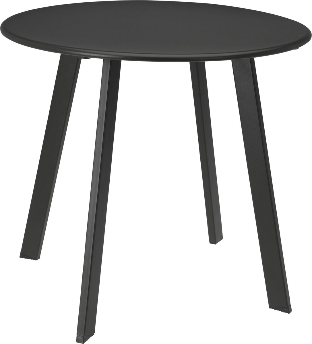 In & Out Deco plantentafel - Bijzettafel - Rond - Metaal kleur donker grijs - Hoog 45 cm - Doorsnede 50 cm