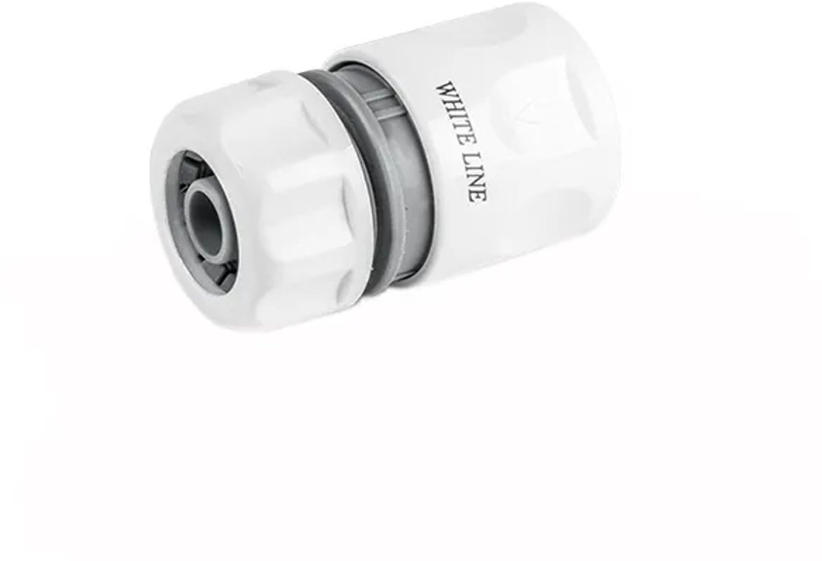 Bradas WL-2120 White Line - Snelkoppeling - 1/2" - Voor Tuinslang