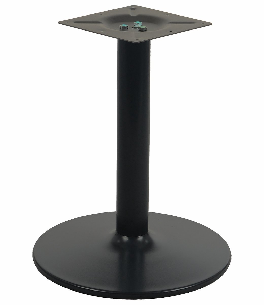 Stema NY-B006 - Metalen Tafelbasis - Zwart - Hoogte 57.5 cm - Diameter 46 cm