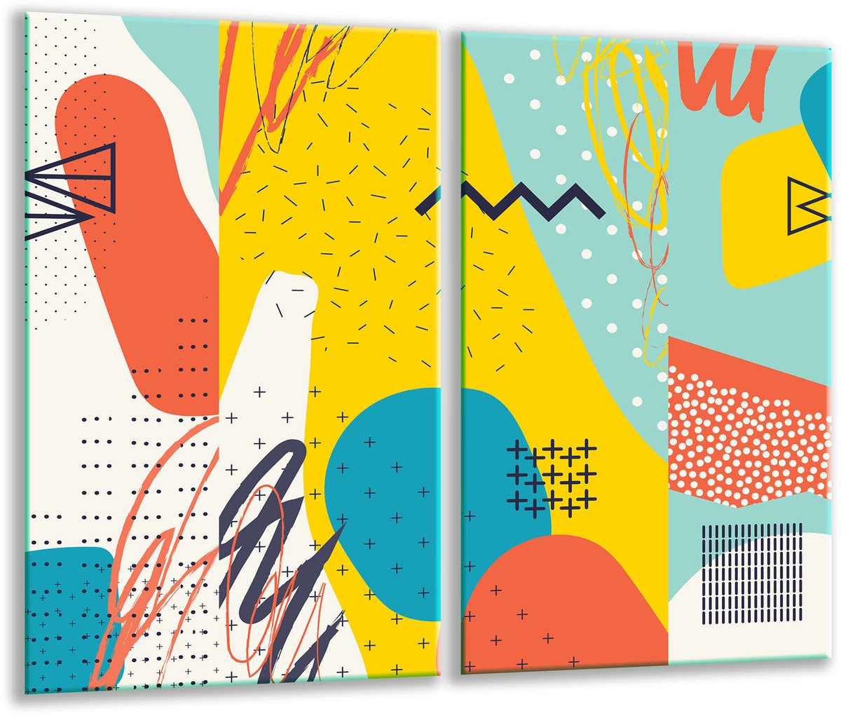 TMK ArtDeko - Serie - Snijplank - Glas - Inductiekookplaat Bescherming