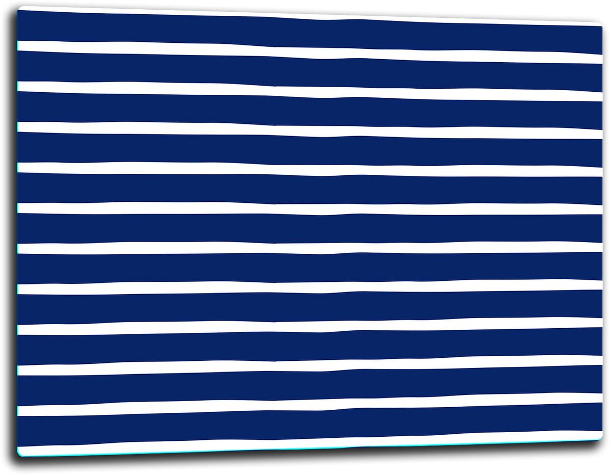 TMK ArtDeko - Glazen Snijplank - 52x40cm - Streep Ontwerp