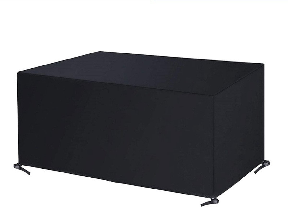 oneay Weerbestendige Vierkante Tuinmeubelhoes – Waterdichte Hoes voor Eettafel & Stoelen – Beschermhoes - 110*110*85cm Zwart