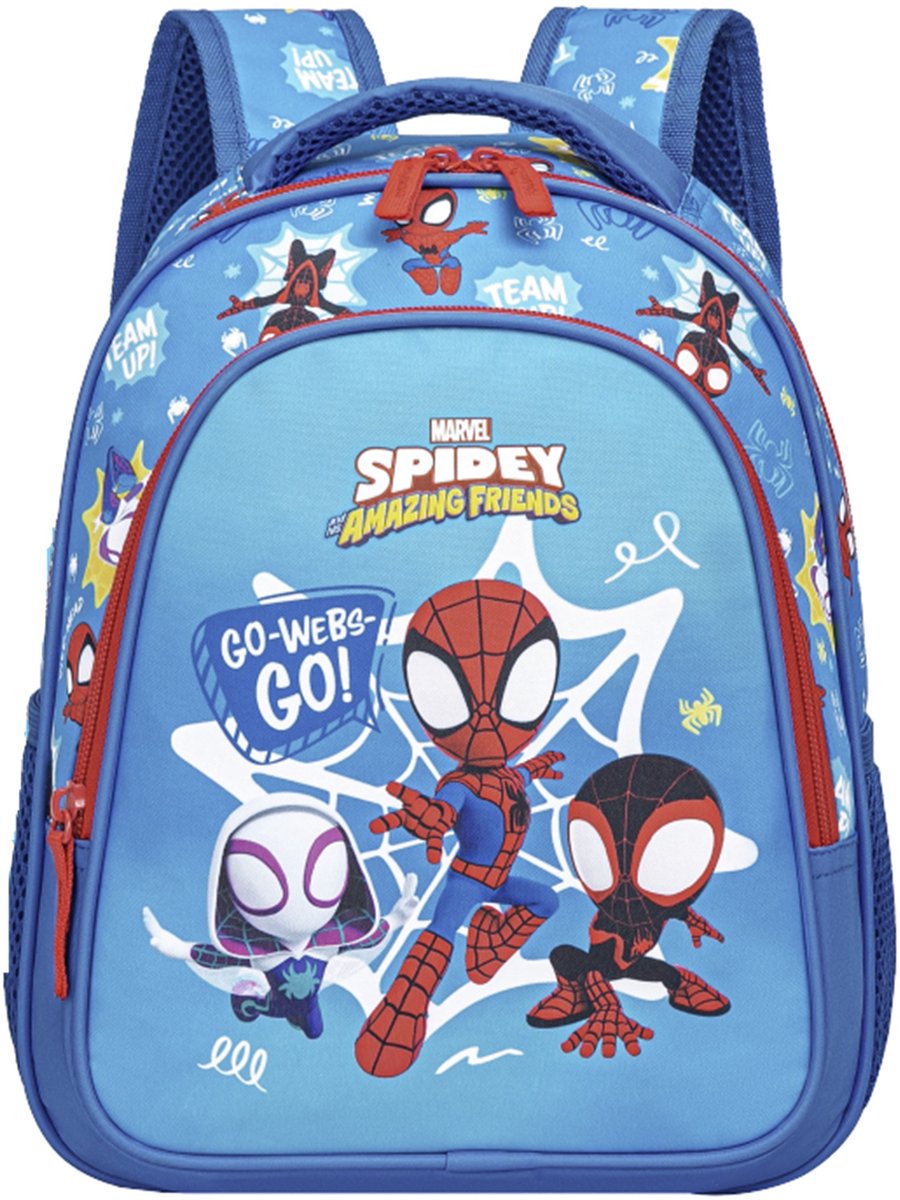 Spidey - Rugzak - 2 vakken - 31cm - Spiderman - Spidey and the Amazing Friends - Premium Quality