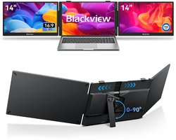Blackview DCM5 Draagbare Monitor - 14-inch FHD Dubbel Sch...