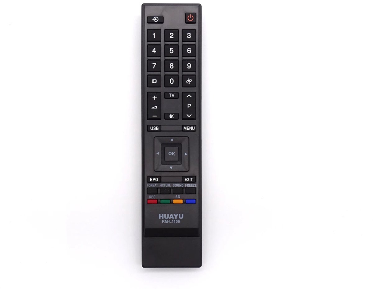 Toshiba LXP1106 Serie - Universele Afstandsbediening - TV - Compatibel met Meerdere Modellen