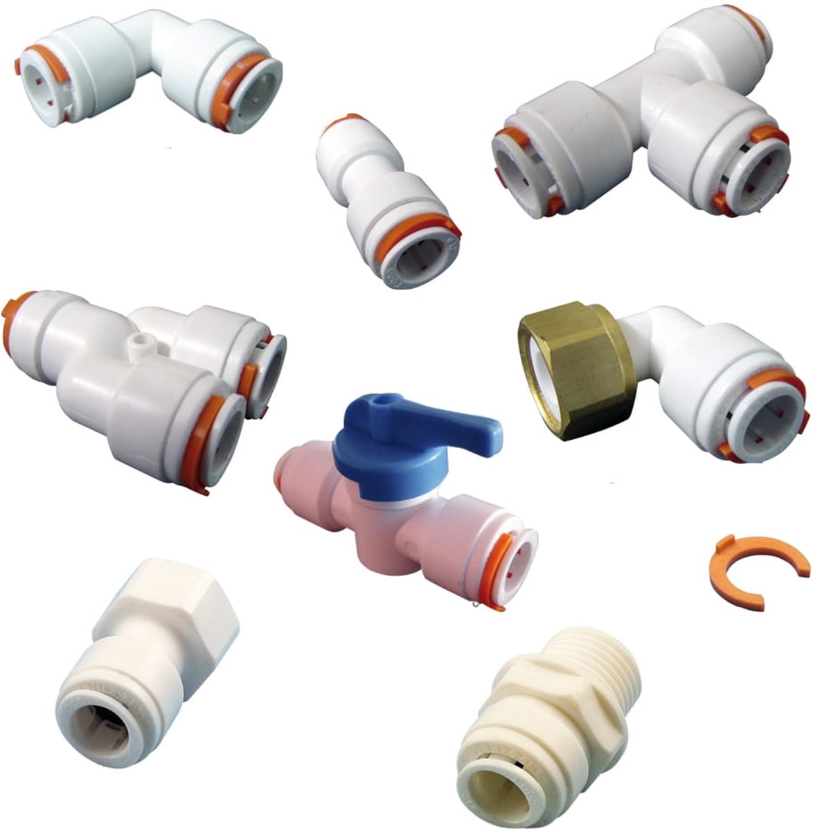 Onbekend Serie - Snelkoppelingsplaat - 12 mm - GW 3/8" - Geen Lekkages