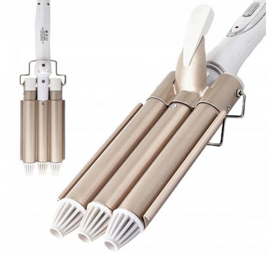 Wafeltang - Waver - Golven Krultang - Waver Krultang - Beach waves - voor elk type haar - Roze