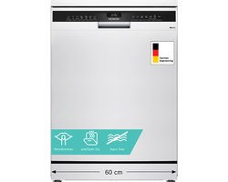 Siemens SN23EW28AE - iQ300 - Vrijstaande vaatwasser - 60 cm - Wit - Energielabel A - Home Connect - varioSpeed Plus je vaat tot wel drie keer zo snel schoon